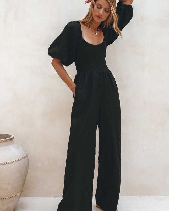 Heaven Bay Linen Jumpsuit-3