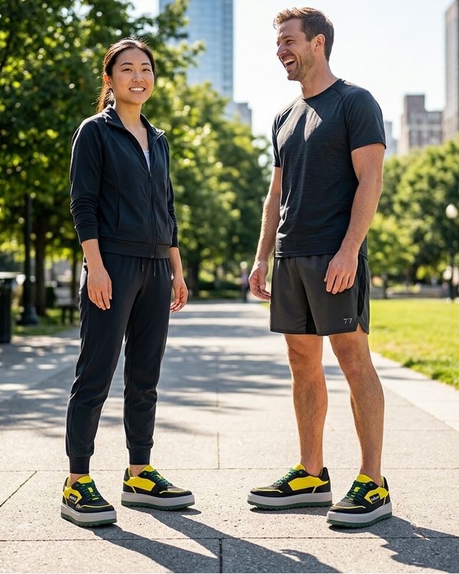 Vegane Sneakers BROOKLYN VIBES Amarillo – Unisex