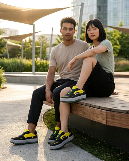 Vegane Sneakers BROOKLYN VIBES Amarillo – Unisex