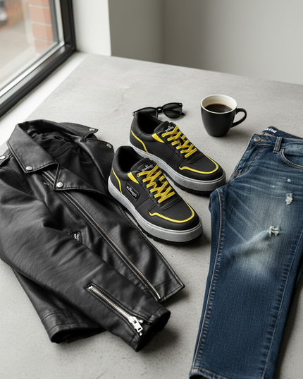 Vegane Sneakers BROOKLYN SPIRIT Negro – Unisex