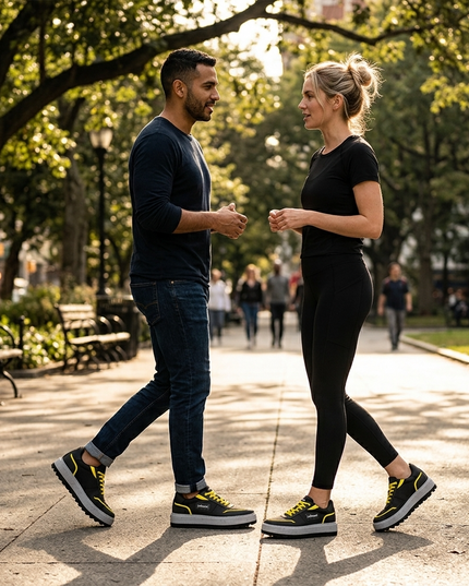Vegane Sneakers BROOKLYN SPIRIT Negro – Unisex