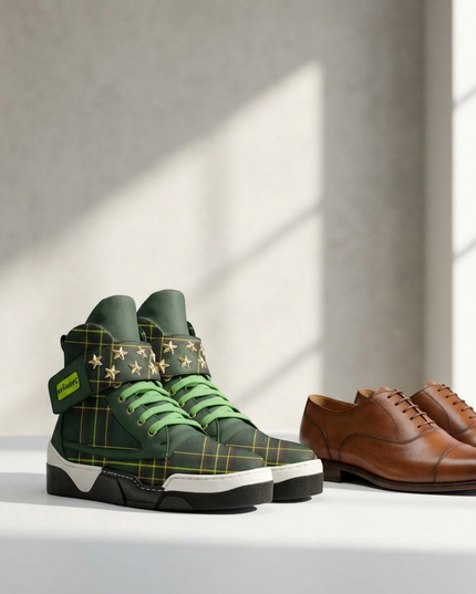 Vegane Sneakers BATTERY PARK MOTION Verde – Unisex