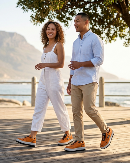 Vegane Sneakers FLATIRON PRIDE Naranja – Unisex
