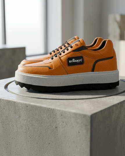 Vegane Sneakers FLATIRON PRIDE Naranja – Unisex