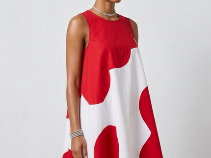 CANNES Sommerkleid FRANCE – Red