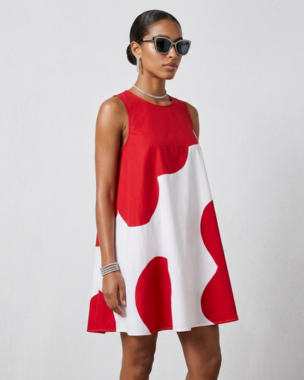 CANNES Sommerkleid FRANCE – Red