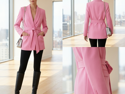Blazer Nolita Eco Couture | Pink