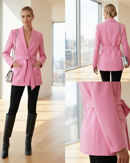 Blazer Nolita Eco Couture | Pink