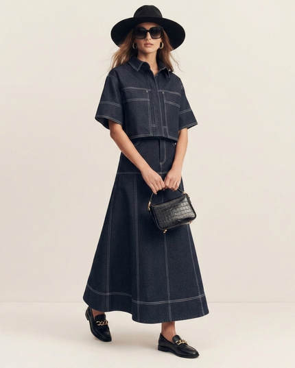 👖Damen Rock & Jacken-Set Chelsea | NYFW New Collection | Denim