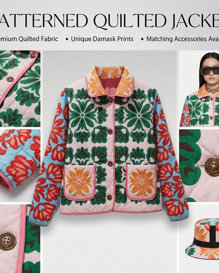 Liberty Floral Gesteppte Eco-Jacke | Printed Pattern | Damen | NYFW