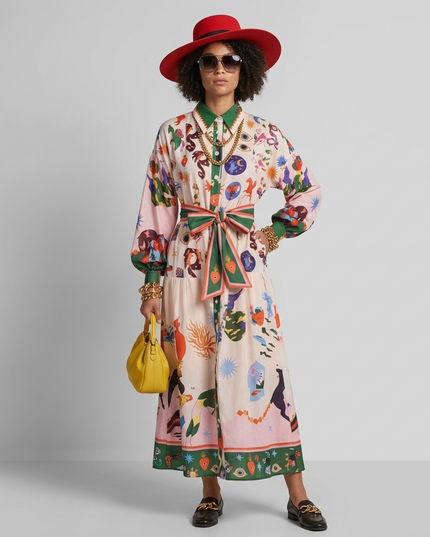 Maxi-Kleid Dreamlike Artistic Print | New Collection | Damen