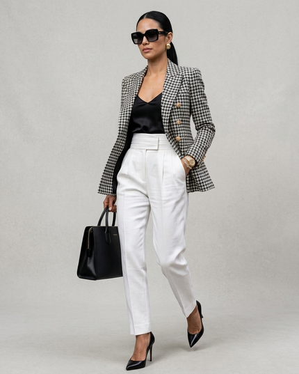 Damen Blazer PARK AVE Hahnentritt New Collection WALL STREET