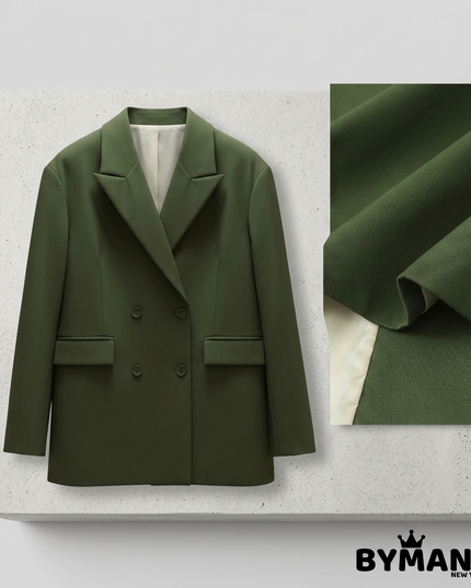 Modernist Blazer Eco Jacket | DUMBO | Dark Green
