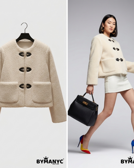 Damen Eco Jacket Broad Street | Off-White | NYFW New Collection