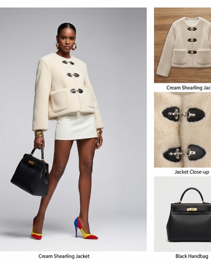 Damen Eco Jacket Broad Street | Off-White | NYFW New Collection