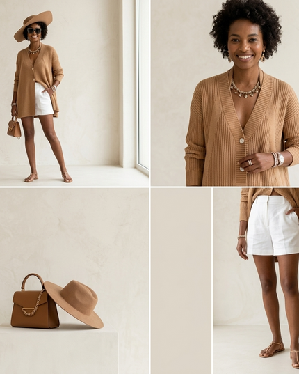 Damen Cardigan EAST VILLAGE Neue Kollektion FASHION CHIC