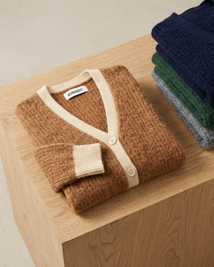 Damen Cardigan Murray Hill | Caramel Apricot