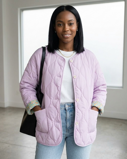 Wendejacke Gesteppt Floral HUDSON Floral HUDSON – New Collection