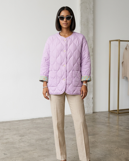 Wendejacke Gesteppt Floral HUDSON Floral HUDSON – New Collection