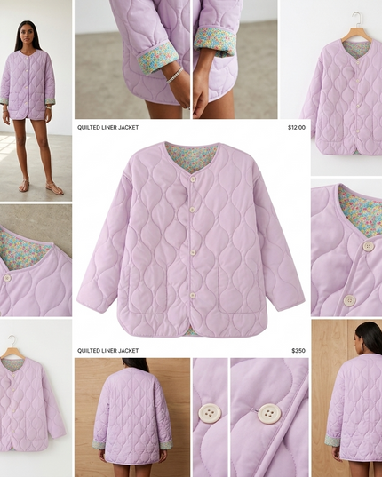 Wendejacke Gesteppt Floral HUDSON Floral HUDSON – New Collection