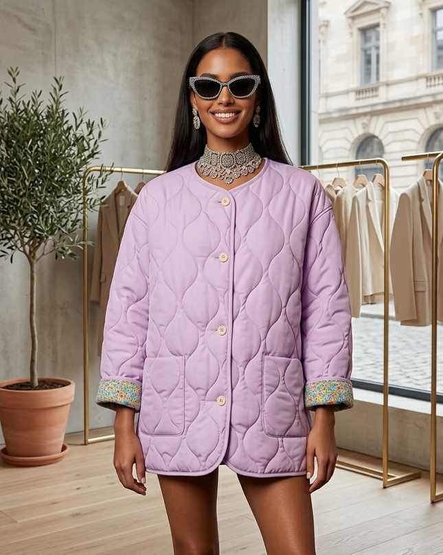 Wendejacke Gesteppt Floral HUDSON Floral HUDSON – New Collection
