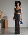 Damen Polka Dot Mesh-Set SoHo | Schwarz (Black) | New Collection