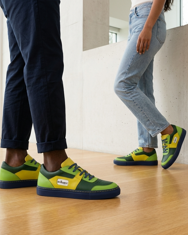 💟 Central Park Vegan Sneakers | Verde (Grün) | Unisex | Couture