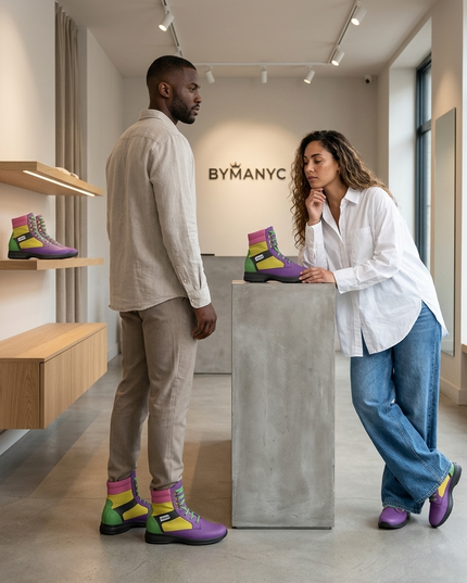 💟 Haute Couture Vegan Sneakers SoHo | Púrpura (Lila) | Unisex
