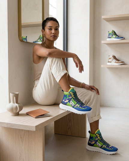 💟 High Top Sneakers BRONX Couture |Unisex | Handgefertigt in Italien