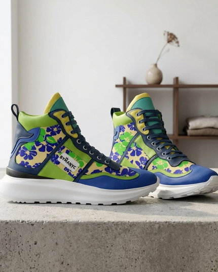 💟 High Top Sneakers BRONX Couture |Unisex | Handgefertigt in Italien