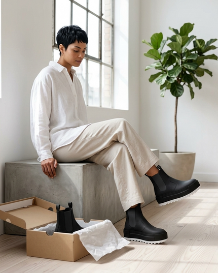 💟  Vegan Chelsea Boots SOHO ALLURE | Unisex | Handgefertigt in Europa