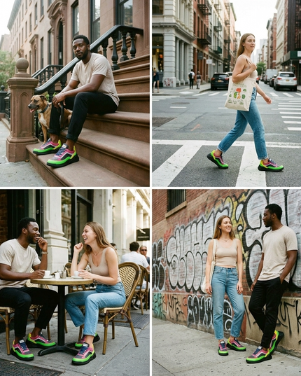 💟  Madison Luxe Drop Vegan Sneakers | Unisex | Handgefertigt in Italien
