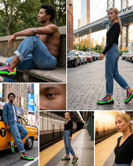 💟  Madison Luxe Drop Vegan Sneakers | Unisex | Handgefertigt in Italien