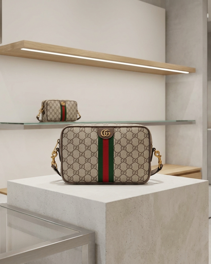 💟 GUCCI – Ophidia GG Supreme Crossbody Bag