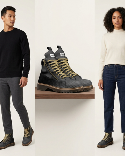 Unisex Limited Edition LOWER EAST ZIP Boots BYMANYC ® New York 