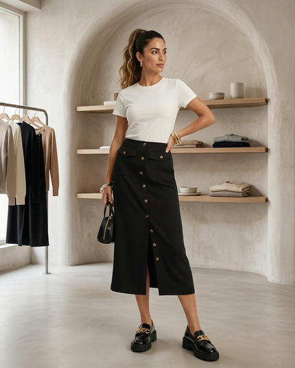 SOHO COUTURE Midi Rock