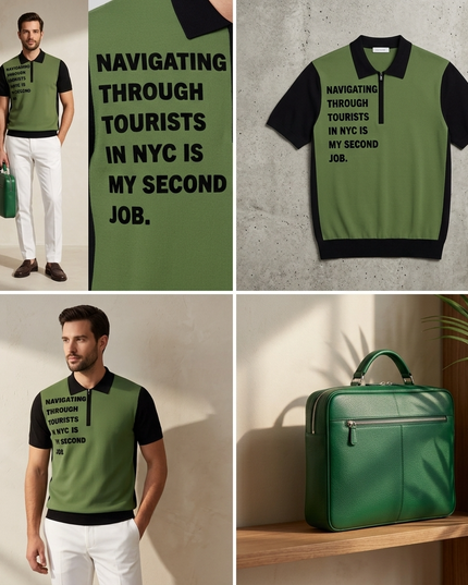 MIDTOWN Kaschmir-Polo | Olivgrün