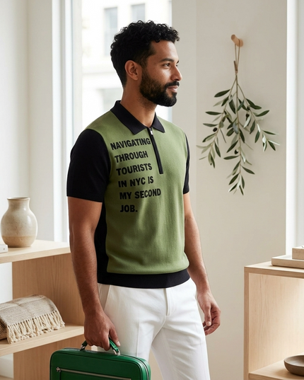 MIDTOWN Kaschmir-Polo | Olivgrün