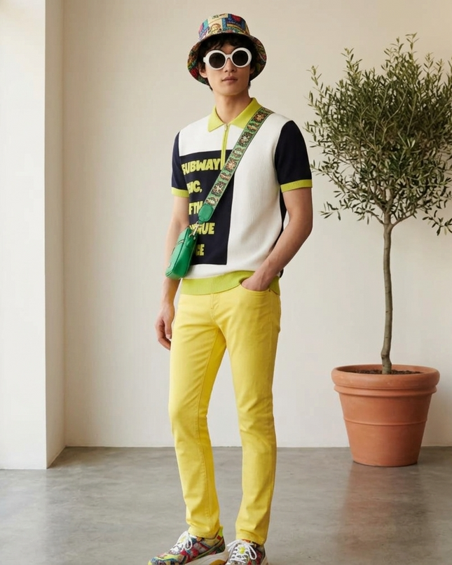 CHINATOWN Polo en cachemire BYMANYC ® New York