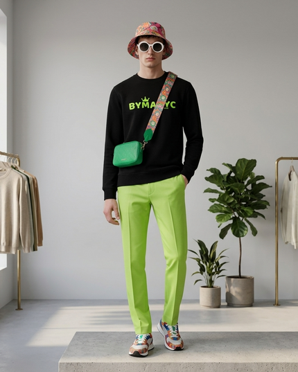 Unisex organic sweatshirt LOVE NYC – BYMANYC ® New York | Vegan streetwear 