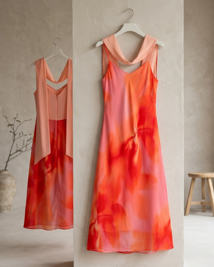 Damen Sommerkleid CALA TURQUETA Rosé – New Collection IBIZA
