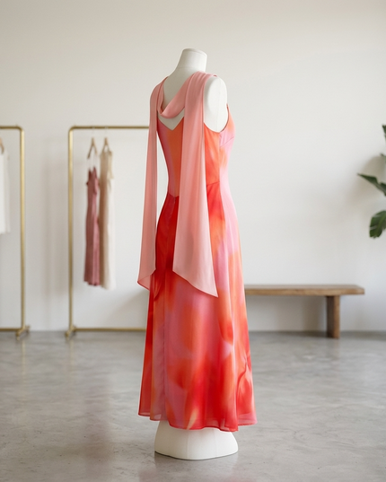 Damen Sommerkleid CALA TURQUETA Rosé – New Collection IBIZA