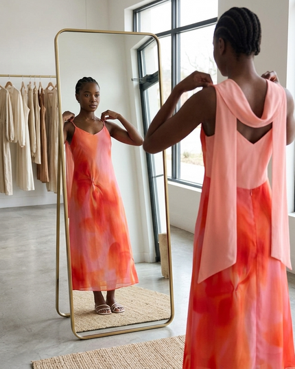 Damen Sommerkleid CALA TURQUETA Rosé – New Collection IBIZA