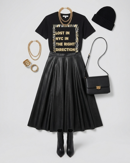 💟 LOST IN NYC T-Shirt  | Unisex | Schwarz
