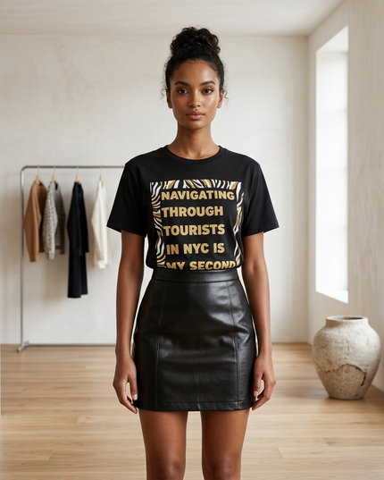 💟 NAVIGATING TOURISTS T-Shirt | Unisex | Schwarz