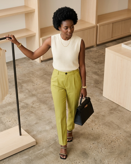 GRAMERCY Hose | Matcha | Damen