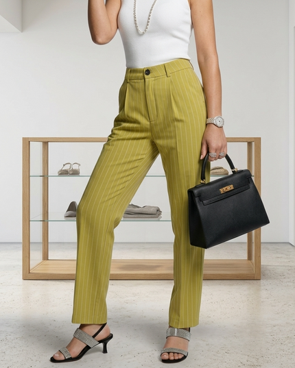 GRAMERCY Hose | Matcha | Damen