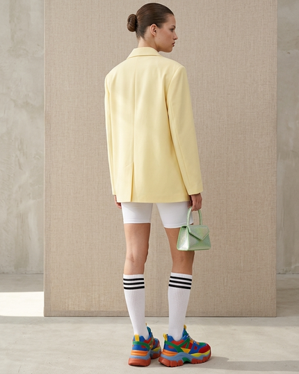 Damen Blazer Wall Street Lemon