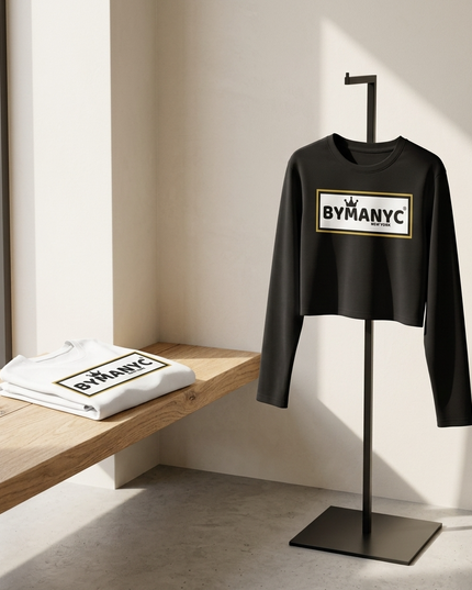 Damen Crop Longsleeve BYMANYC ® New York – Soho