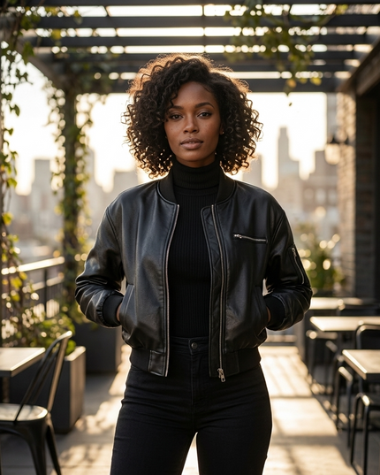 Damen Retro Zipper Jacke Tribeca